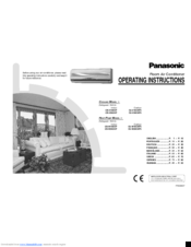 Panasonic CS-V18CKP Operating Instructions Manual