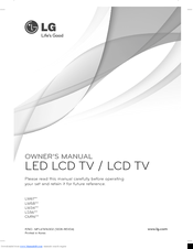 LG LS56 Series Owner's Manual