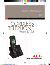 AEG Voxtel D155 Quick Start Manual