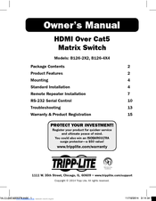 Tripp Lite B126-2X2 Owner's Manual