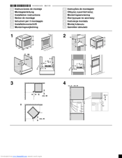 Bosch HBA23B150E Installation Instructions Manual