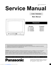 Panasonic CT-13R18B Service Manual