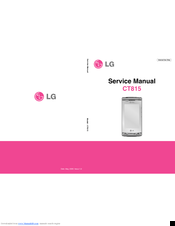 LG CT815 Service Manual