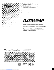 Clarion DXZSSSMP Owner's Manual