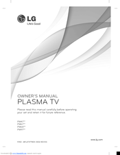 LG 50PM670S Owner's Manual