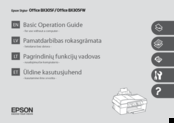 Epson Stylus Office BX305F Basic Operation Manual