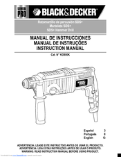 Black & Decker KD800K Instruction Manual
