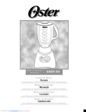 Oster 6805-50 Instruction Manual