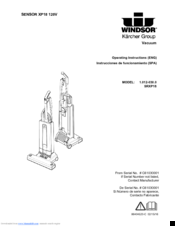 Windsor Sensor SRXP18 Operating Instructions Manual