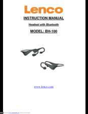 LENCO BH-100 Instruction Manual