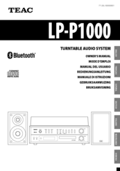 Teac LP-P1000 Owner's Manual