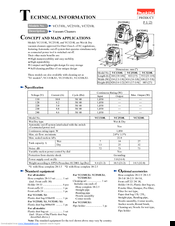 Makita VC2510L Technical Information