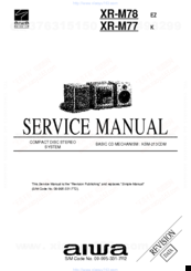Aiwa XR-M77 Service Manual