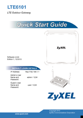 ZyXEL Communications LTE6101 Quick Start Manual