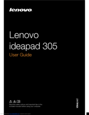 Lenovo ideapad 305 User Manual