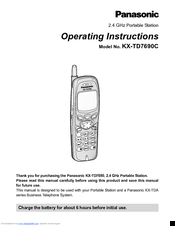 Panasonic KX-TD7690C Operating Instructions Manual