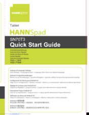 HANNspree HANNspad SN70T3 Quick Start Manual