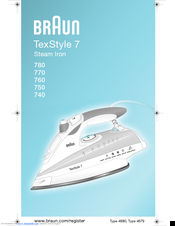 Braun texstyle 740 User Manual