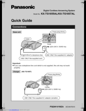 Panasonic KX-TG1855AL Quick Manual