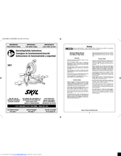 Skil 3821 Operating/Safety Instructions Manual