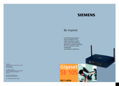 Siemens gigaset se 105 Quick Installation Manual