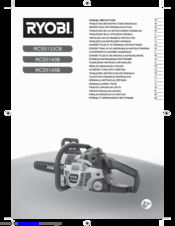Ryobi RCS5145B Original Instructions Manual