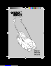 Black & Decker GFC1234 Manual