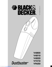 Black & Decker Dust Buster V4800 Manual