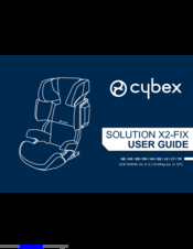 CYBEX SOLUTION X2-FIX User Manual