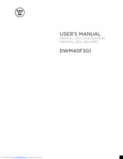 Westinghouse DWM40F3G1 User Manual