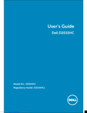 Dell D2015HC User Manual