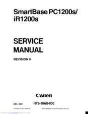 Canon SmartBase iR1200s Service Manual