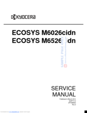 Kyocera ECOSYS M6526 idn Servise Manual