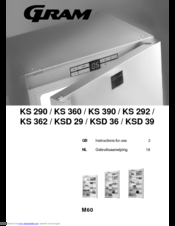 Gram KS 290 Instructions For Use Manual