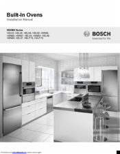 Bosch HBN57 Installation Manual