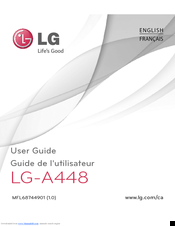 LG LG-A448 User Manual
