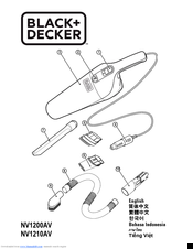 Black & Decker NV1210AV Dustbuster Original Instructions Manual