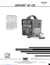 Lincoln Electric CENTURY AC 120 Operator's Manual