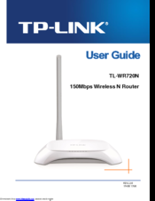 TP-Link TL-WR720N User Manual