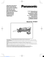 Panasonic EY45A1 Operating Instructions Manual