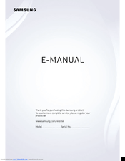 Samsung UN55KS9500FXZA E-Manual
