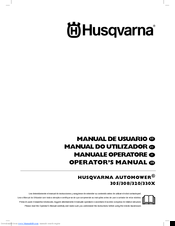 Husqvarna Automower 308 Operator's Manual