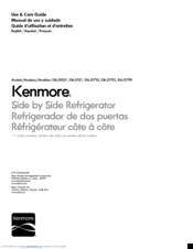 Kenmore 106.51799 Use And Care Manual