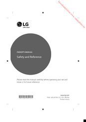 LG UG87 series Owner's Manual