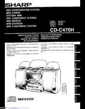 Sharp CD-C470H Operation Manual