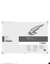 Bosch PWS Professional 20-230 J Original Instructions Manual