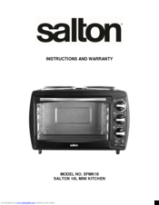Salton SFMK18 Instructions And Warranty