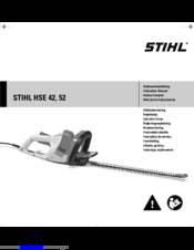 STIHL HSE 42 Instruction Manual