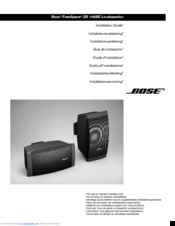 Bose FreeSpace DS 100SE Installation Manual