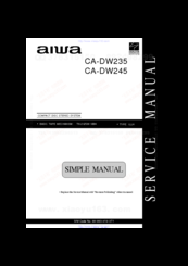 Aiwa CA-DW235 Service Manual